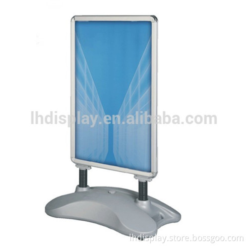 Double side poster board ,A board stand with PC water base